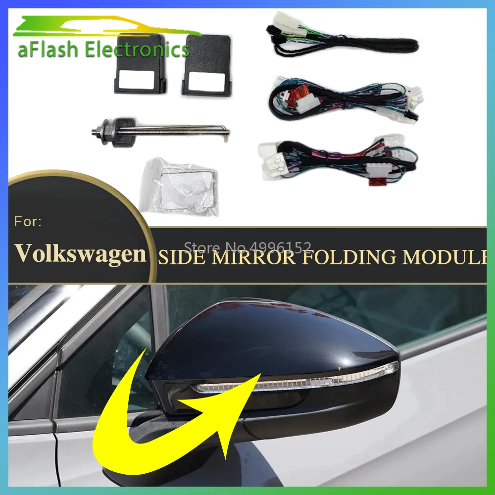 

For VW Scirocco Polo Passat Sharan Tiguan GOLF Car Automatic Rearview Mirror Folding System Auto Side Mirror Folding Kit Modules