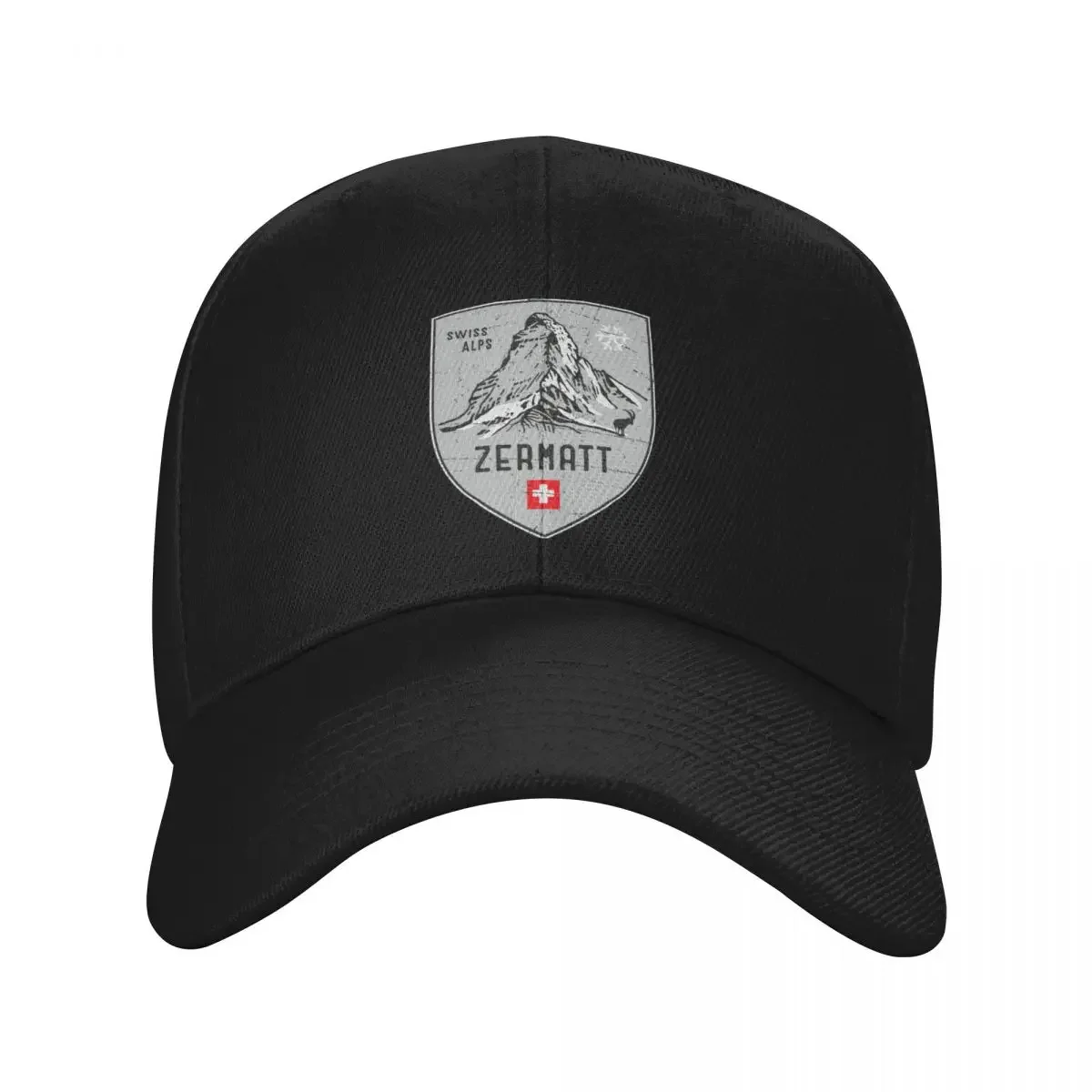 

Zermatt Mountain Switzerland Emblem Baseball Cap foam party Hat Luxury Cap Women's 2025 Men's