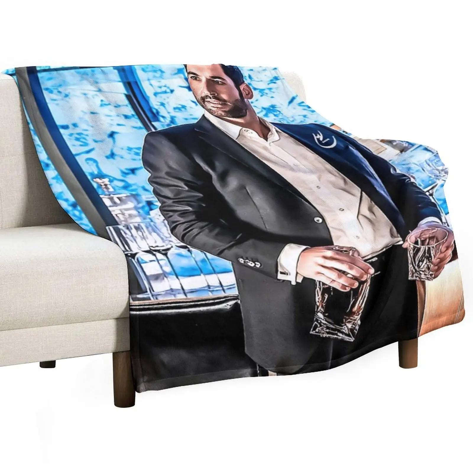 

Lucifer Morningstar Throw Blanket blankets and throws Soft Beds Heavy Blankets