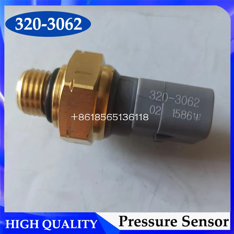 

High Quality Excavator Engine Parts C6.4 C7.1 Pressure Sensor Switch 320-3062 3203062 For Caterpillar Cat E320D E323D