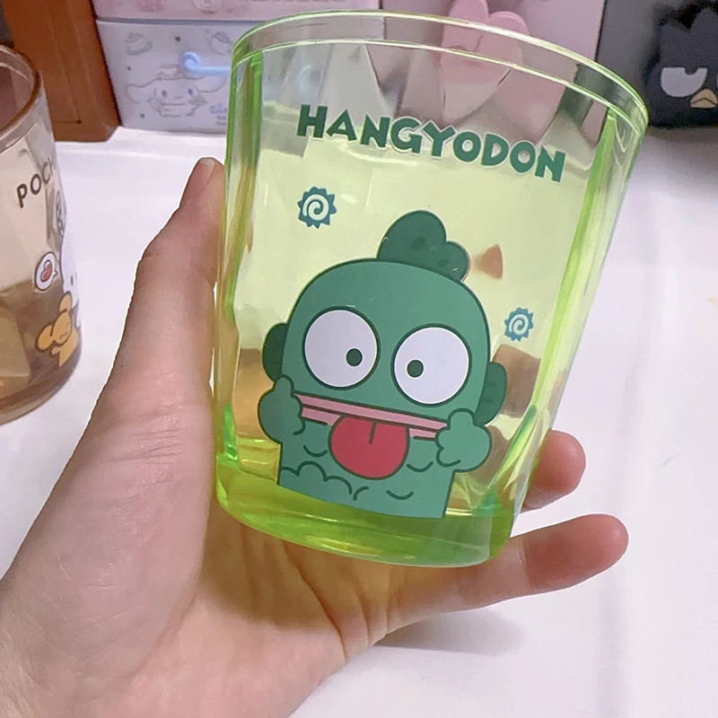 New Cute Cartoon Hello Kitty Thickened Food Grade Plastic Cup Dual Purpose Drinking Water Mug Bathroom Tooth Brushing Mouthwash view 5