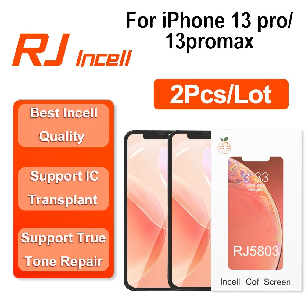 2Pcs RJ Incell LCD Display For iPhone 13 Pro max Digitizer Assembly Replacement Touch Screen Support True Tone Repair 9 sold144,686.04160,755.89Save 16,069.85-10%1000ele-citySee previewSimilar items