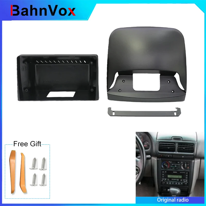 9 inch Android Car Radio frame for  Subaru Forester 2002 2008 2din Stereo GPS Fascia bezel Panel Adapter wire harness