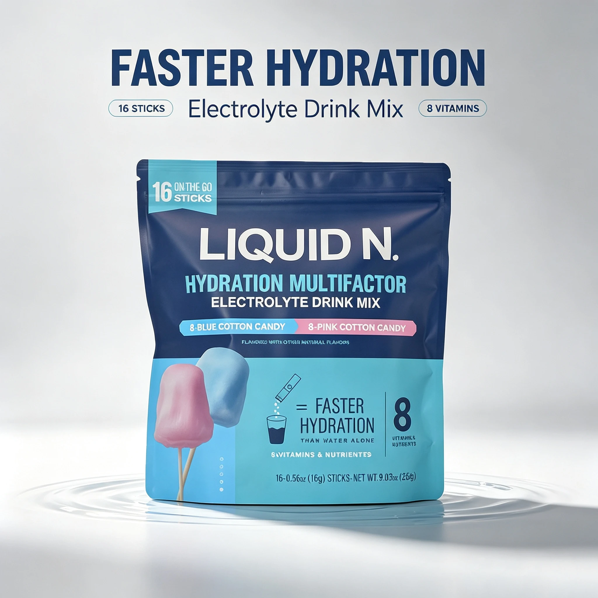 Cotton Candy Electrolyte Powde - Electrolyte Powder Pack review and price