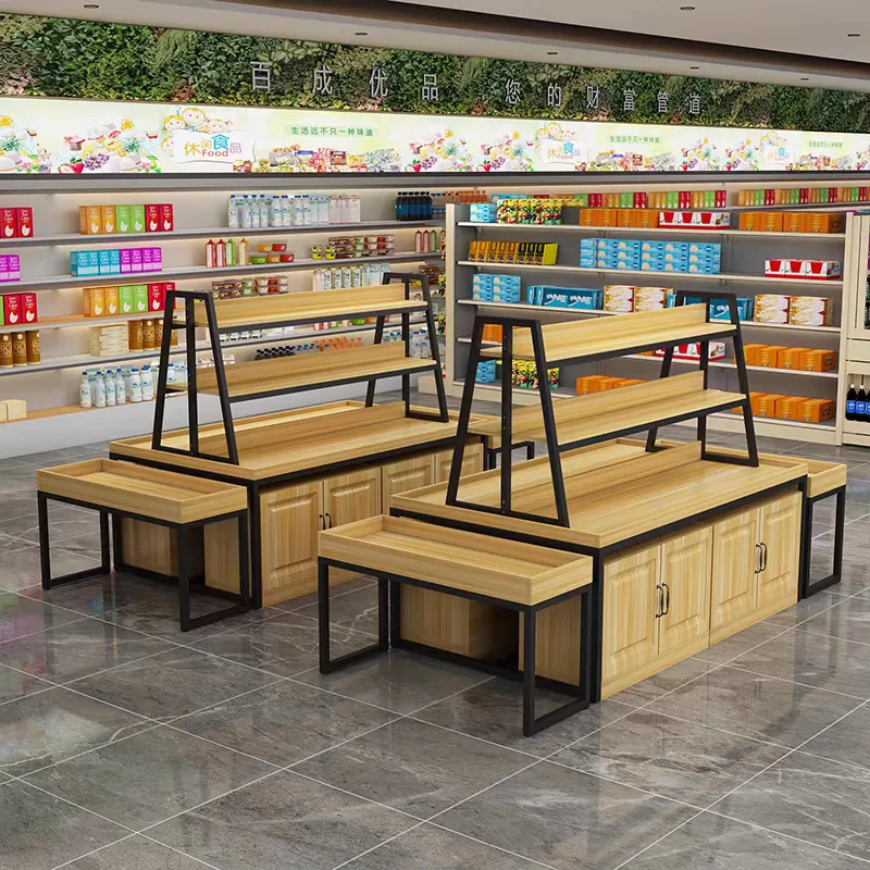 Store Nakajima Display Cabinet Shopping Mall Stack Head Snack Promotion Desk Maternal and Infant Store Cosmetics Nakajima Shelf