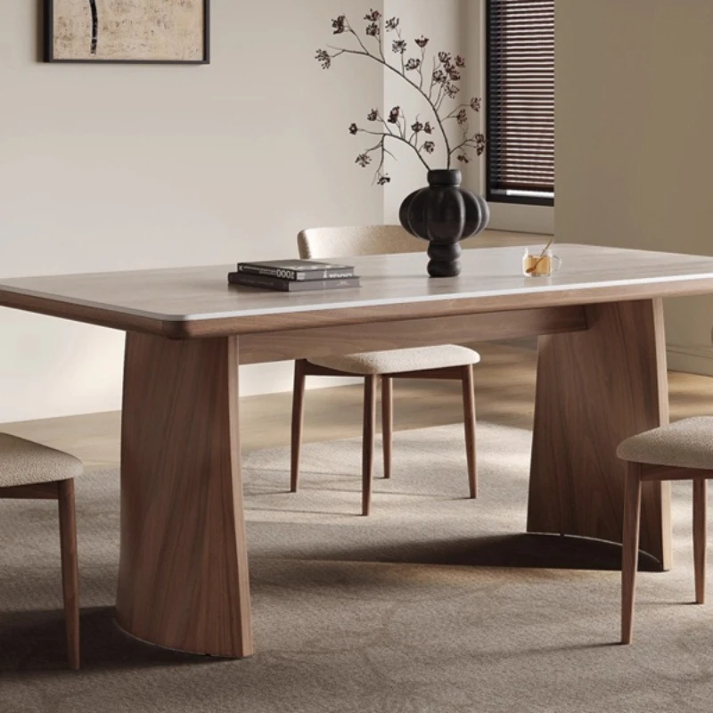 

Винтажные обеденные столы в скандинавском стиле для гостиной, минималистичные чайные и обеденные столы, дизайнерская мебель для дома, Mesa Comedor HQ40CZ