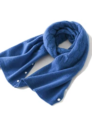 2024 New Chic Spring Cardigan For Women Grace Soft Wraps 100% Merino Wool Knitted Sweater Korean Style Shawls Scarf Fashion Tops