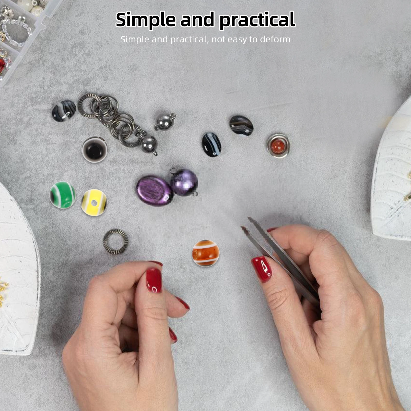 

500pcs 6Mm Colored Round Resin Loose Beads For Jewelry Bracelet Necklace Making Diy Decoration Craft Multicolor