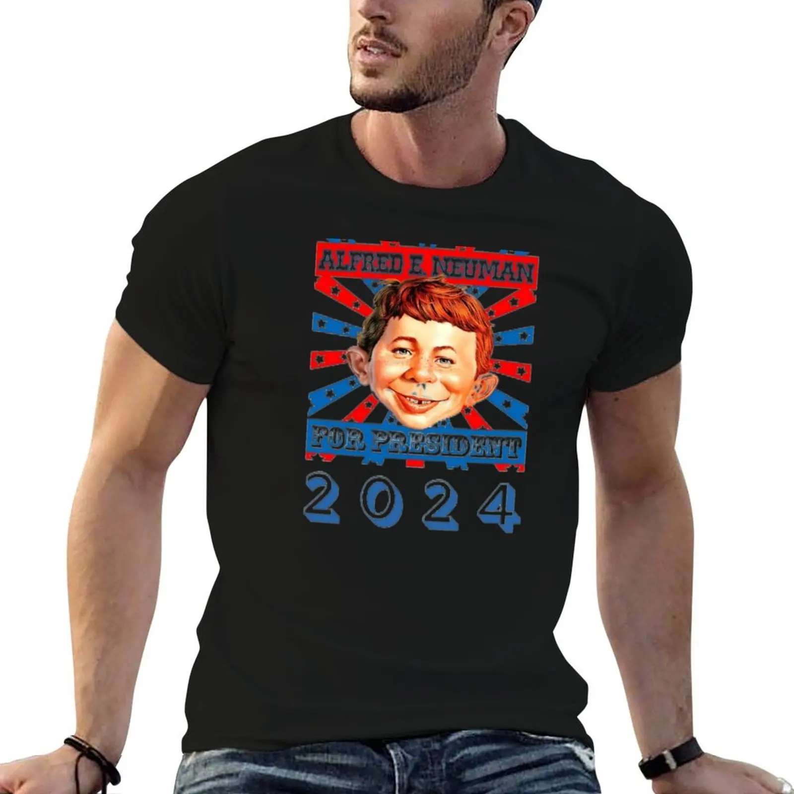 Alfred For President 2024 T-Shirt boys animal print cheap stuff t shirts men