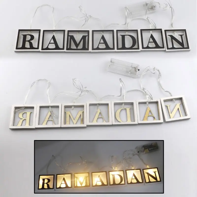 Eid Led Light Hangend Eid Festival Party Landschap Decoratieve Lamp Aanwezig Cadeau