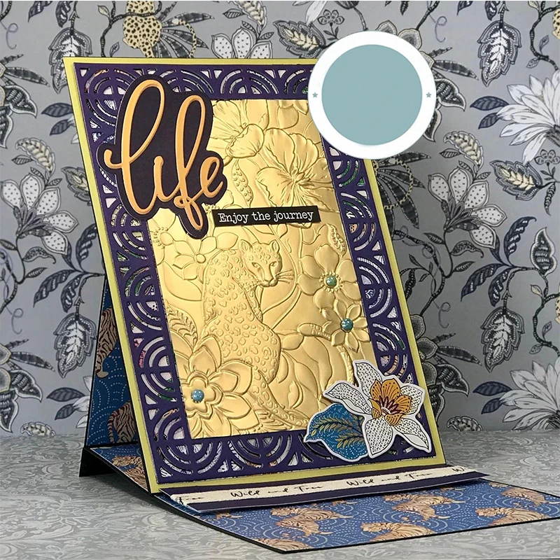 Picture 6: 3D Embossed Relief Folder - Magic Jungle, Leopard