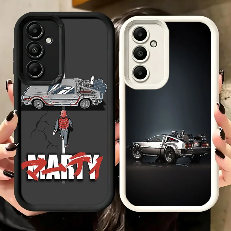 Retro Sci Fi Time Travel Graphic Phone Case For Samsung A17 A27 A57 A16 A26 A36 A56 A15 A25 A35 A55 A05S A06 A07 Galaxy M15 M16