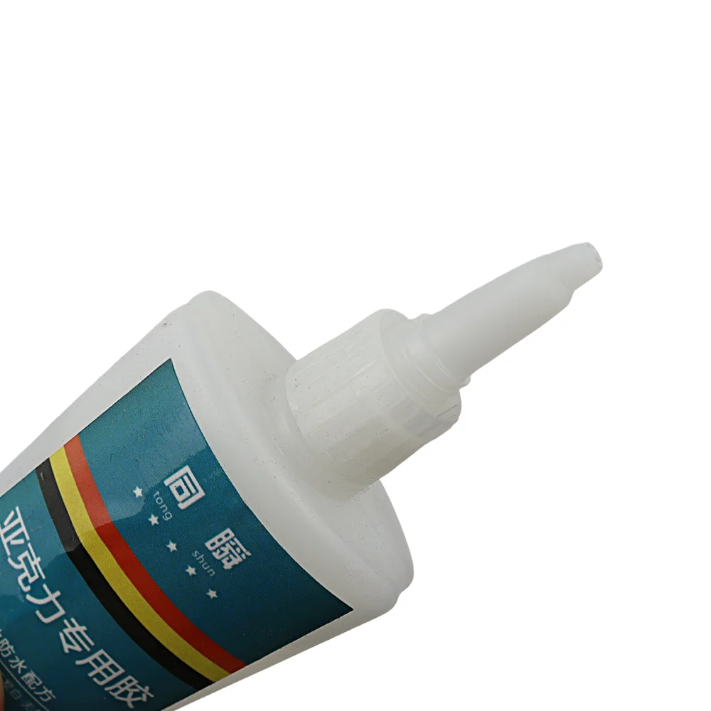 40g Acrylic Glue Strong Quick Drying PMMA Adhesive ABS Transparent Plexiglass PVC Plastic PP PC Waterproof