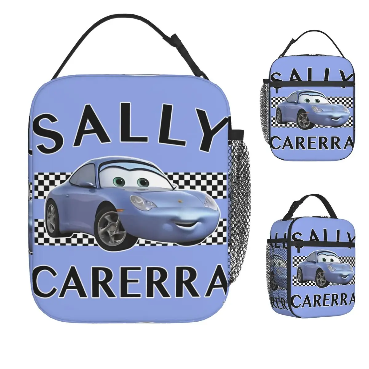 

Lightning McQueen Cars Lunch Bag For Men Lunch Box Casual School Cooler Bag Portable Insulated Oxford Tote Food Bags