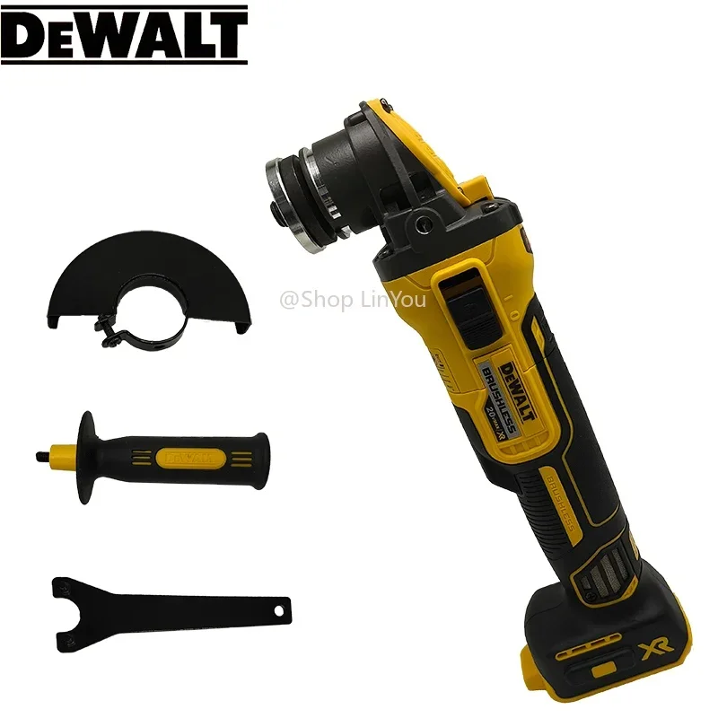 DEWALT DCG409 Cordless Angle Grinder 20V Brushless Motor Cutting Machine 9000RPM 125mm Cordless Portable Polisher Power Tool