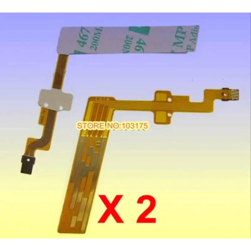 2 Pieces Lens Line Focus Aperture Flex Cable for Canon EF-S 18-55mm IS Camera Replacement Part