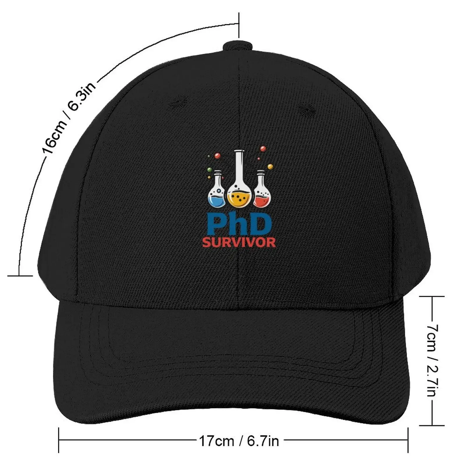 PhD Survivor Baseball Cap Military Cap Man Uv Protection Solar Hat Caps Male Women's