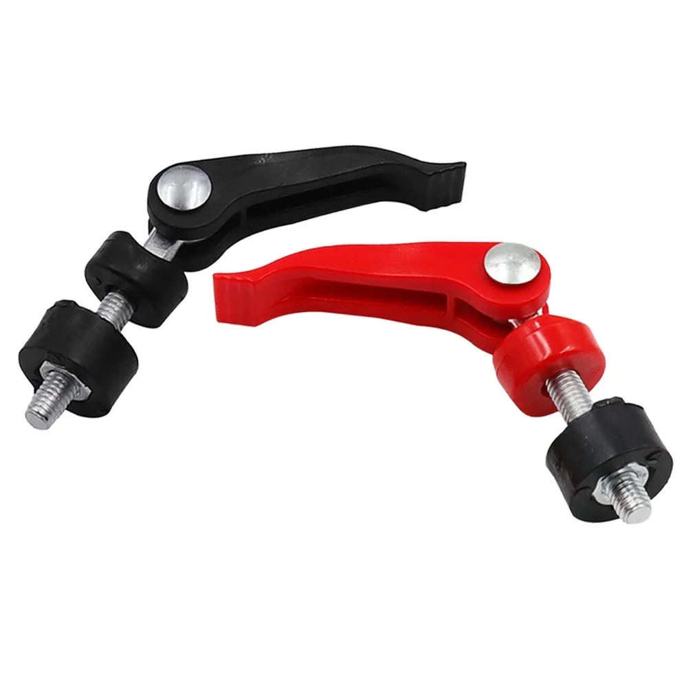 Práctico nuevo abrazadera de fijación rosca de tornillo de presión rápida: 6mm 1 pieza accesorios de cortador de empuje negro tamaño: 55*56mm