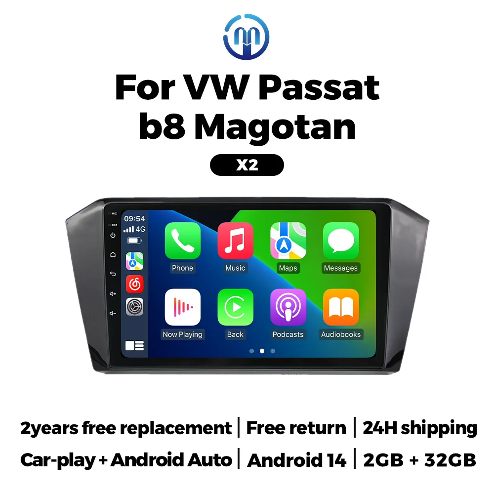 

NaviFly Android Auto Wireless Carplay Touch Screen Car Radio For Volkswagen VW Magotan Passat B8 2015-2021 Multimedia Player GPS