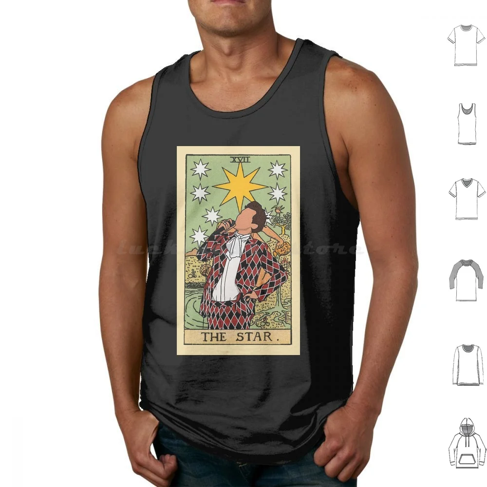 Harry As The Star Tank Tops Vest Sleeveless Harry As The Sun Fine Line Watermelon Sugar Treat People With Kindness Santet