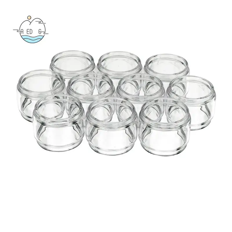 

AED6-10Pcs Clear Bubble Glass Tubes Mini Cups For Zeus Sub Ohm Tank Repair Parts Accessory