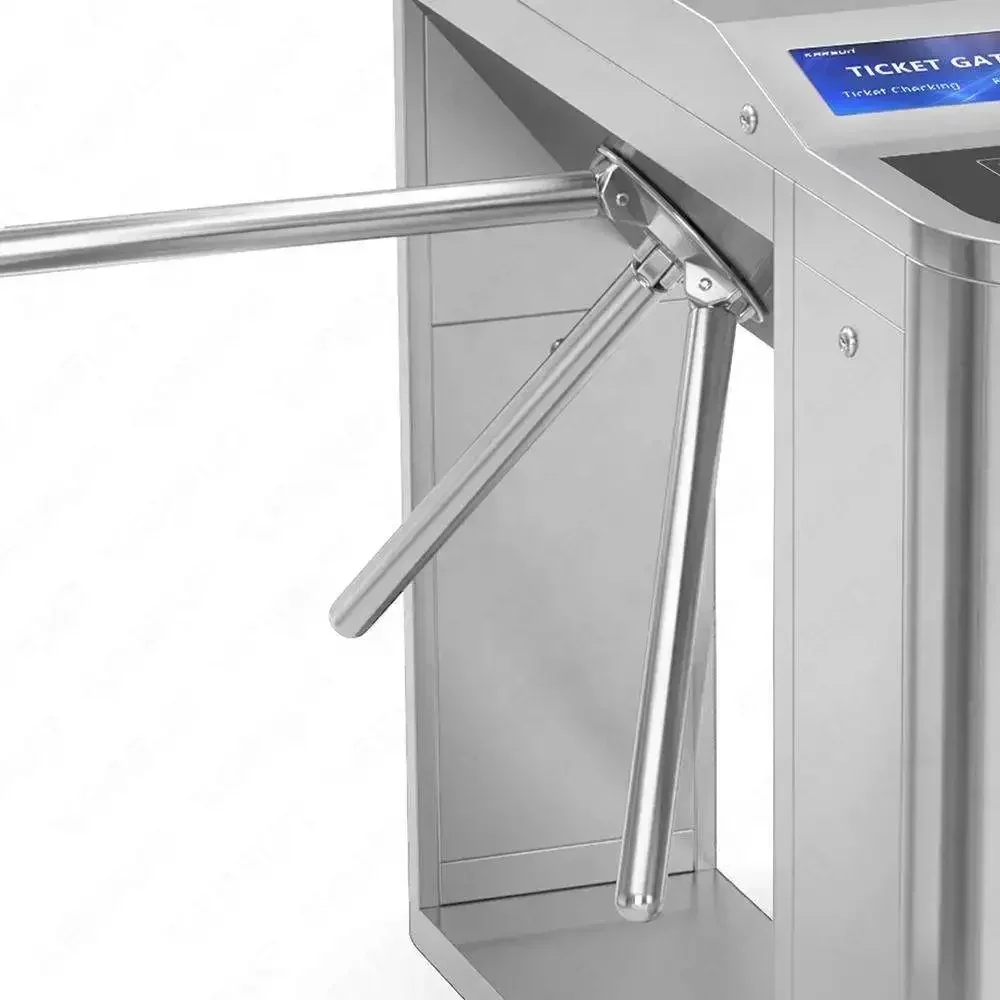

Tripod Turnstile Access Control Ticket System For Amusement Park Tourniquet Turnstile With QR Code Access Control