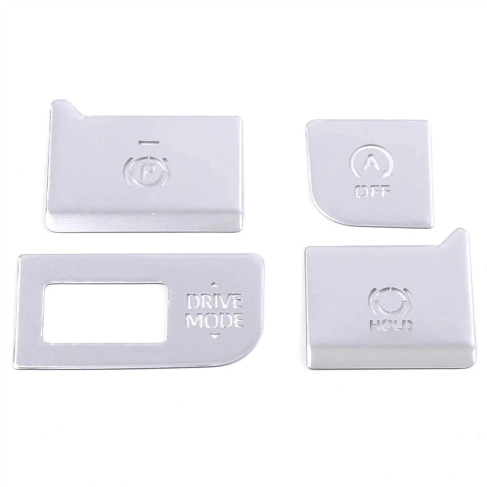 4PCS for Venza 2020-2022 Car Aluminum Gear Handbrake Button Sticker Cover Trim Patch