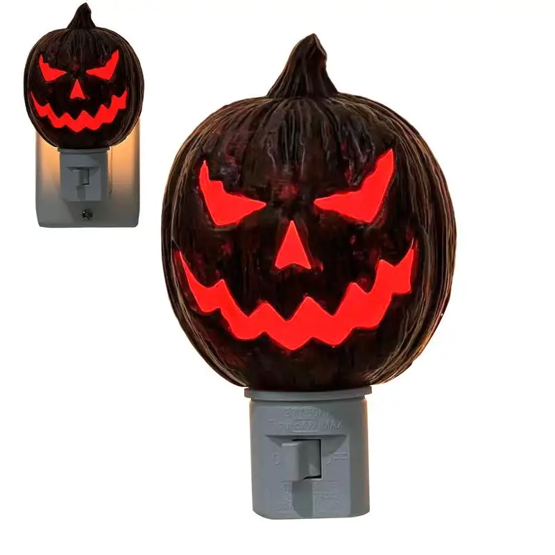 

Pumpkin Night Light Kids Night Light Nursery Nightlight Dorm Decor Scary Led Lamp Bright Night Lights Plug Into Wall Led Night