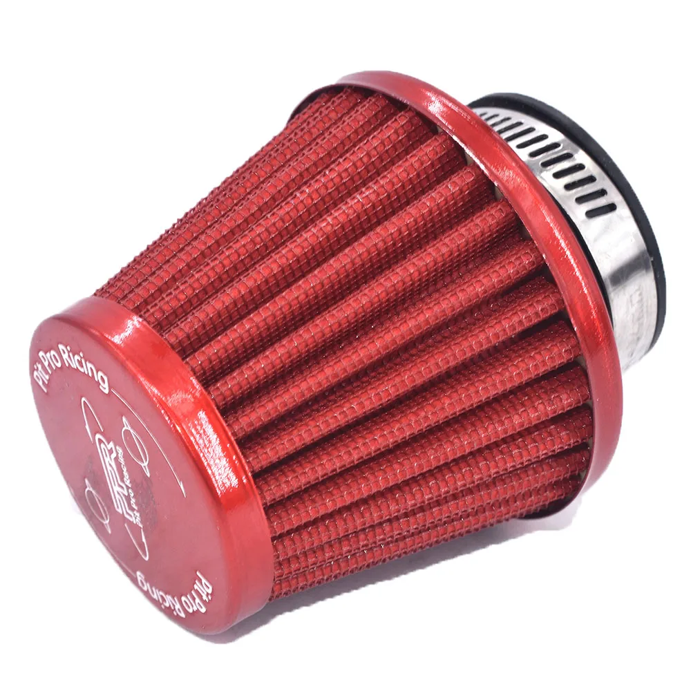 Universal 35/38/42/45/50mm Motorcycle Tapered Air Filter Cleaner Dirt Pit High Air Flow Filter Moto Air Filter Dirt Cleaner