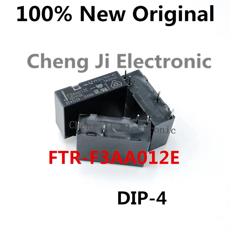 5-10PCS/Lot F3AA024E 、F3AA012E 、F3AA005E DIP-4 New original Power Relay SPST-NO FTR-F3AA012E、FTR-F3AA024E、FTR-F3AA005E