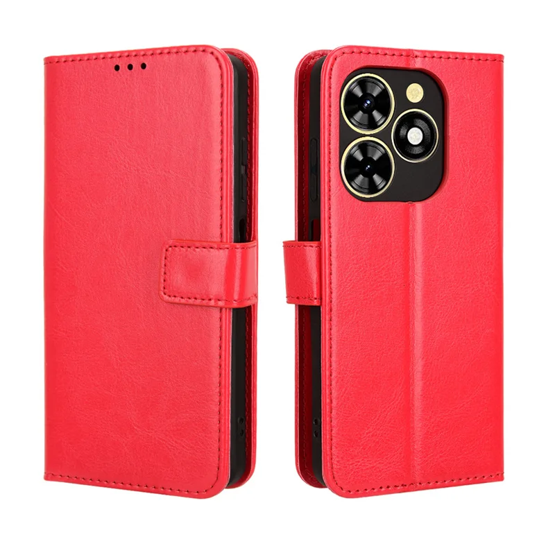 For Tecno Spark 20C Flip Case Luxury Leather Wallet Magnetic Auto Closed Full Cover For Tecno Spark GO 2024 Phone Bags