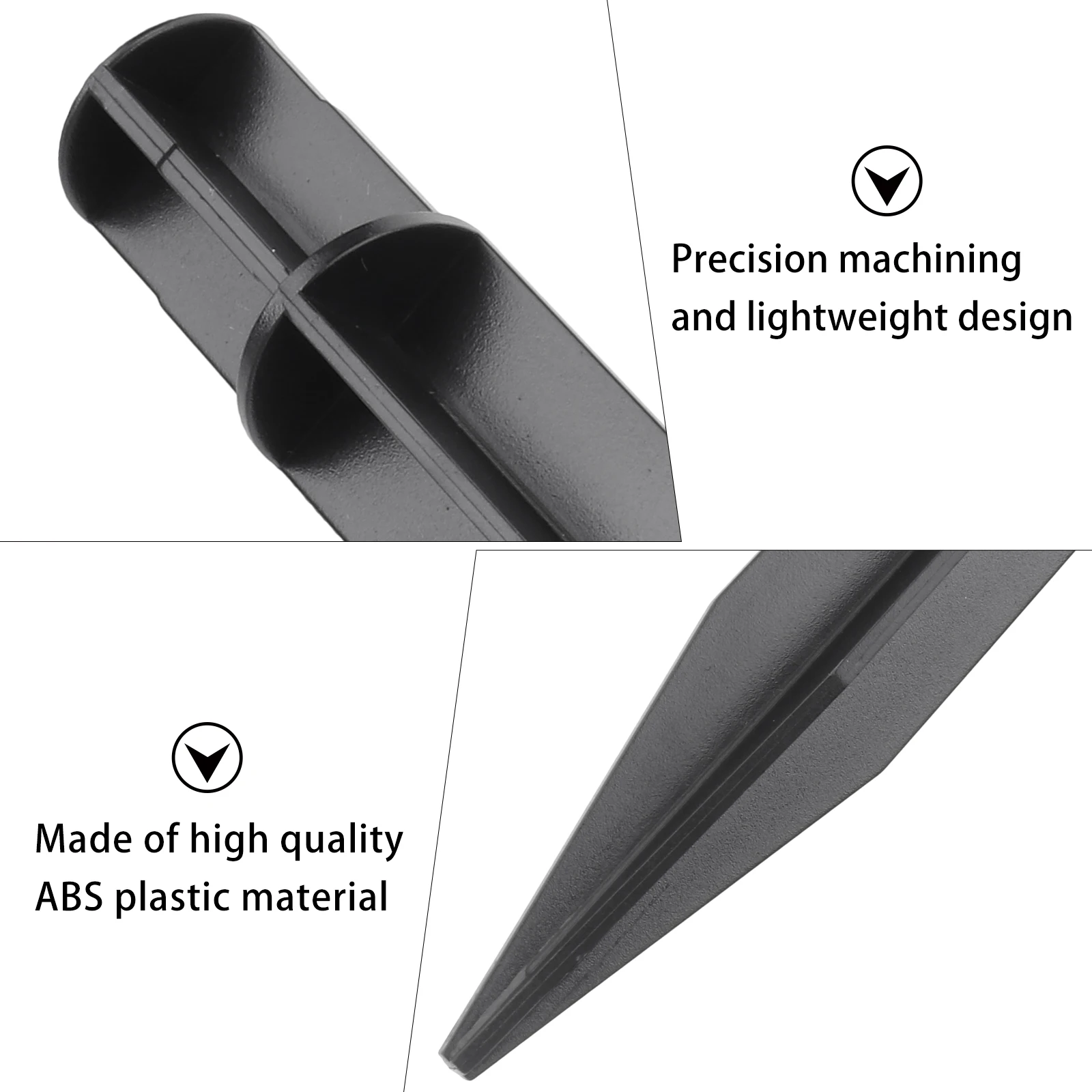 

8pcs Plastic Lawn Lamp Ground Spike Sturdy Corrosion Resistant Easy Assembly Lightweight Landscape Lighting Fixtures Driveways
