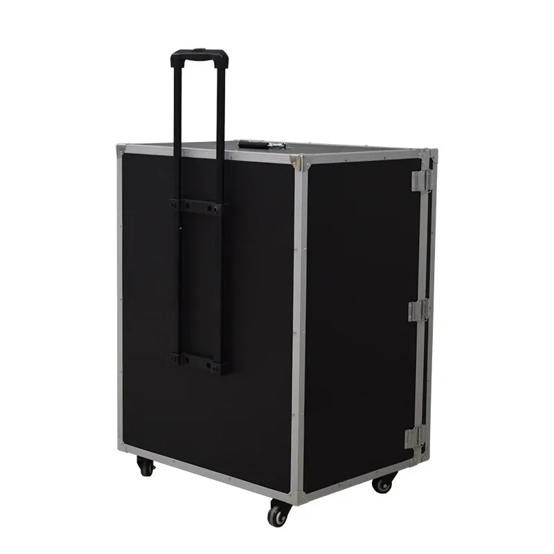 Large-capacity aluminum alloy air box, portable thickened multi-functional storage air box
