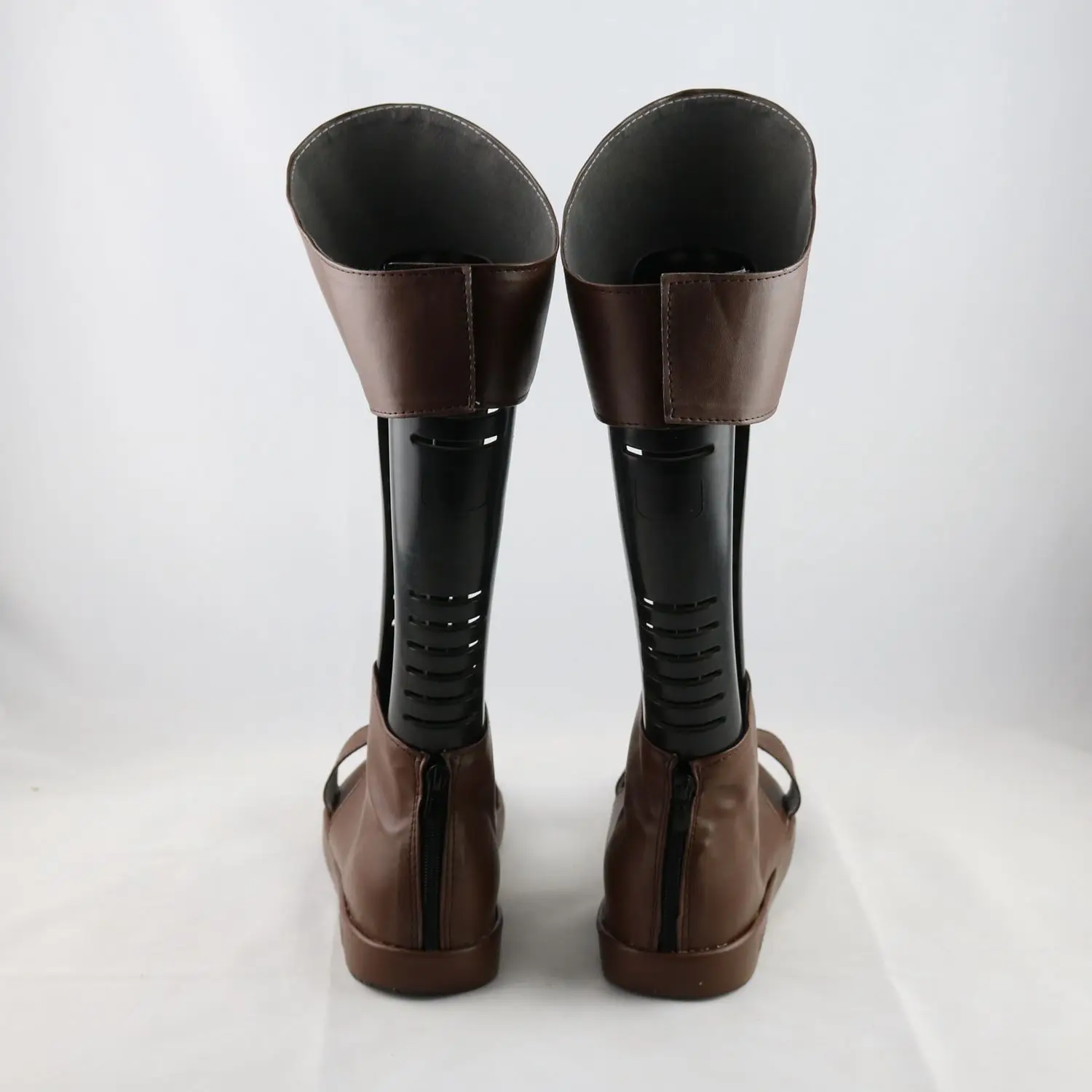 Hercules – chaussures de Cosplay marron, bottes mi-mollet, mascarade d'halloween, carnaval, accessoires de Costume de fête pour hommes adultes