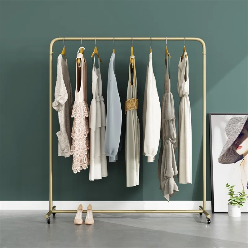 custom.MR02  Metal Rack Clothes Display  Industrial Clothing Rack Garment Rack Wall-Mounted Telescopic Clothing Rail