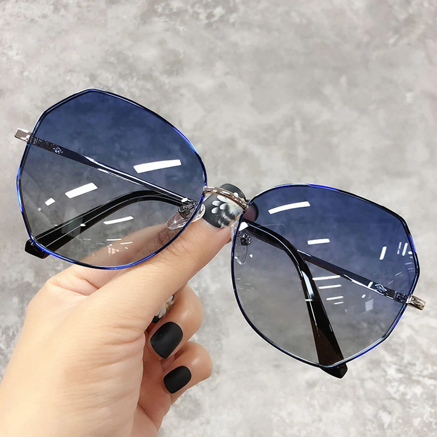 Okulary przeciwsłoneczne damskie nowe luksusowe wzornictwo marki Retro owalna rama z napędem podróżnym Vintage okulary przeciwsłoneczne męskie damskie Unisex w 5 kolorach