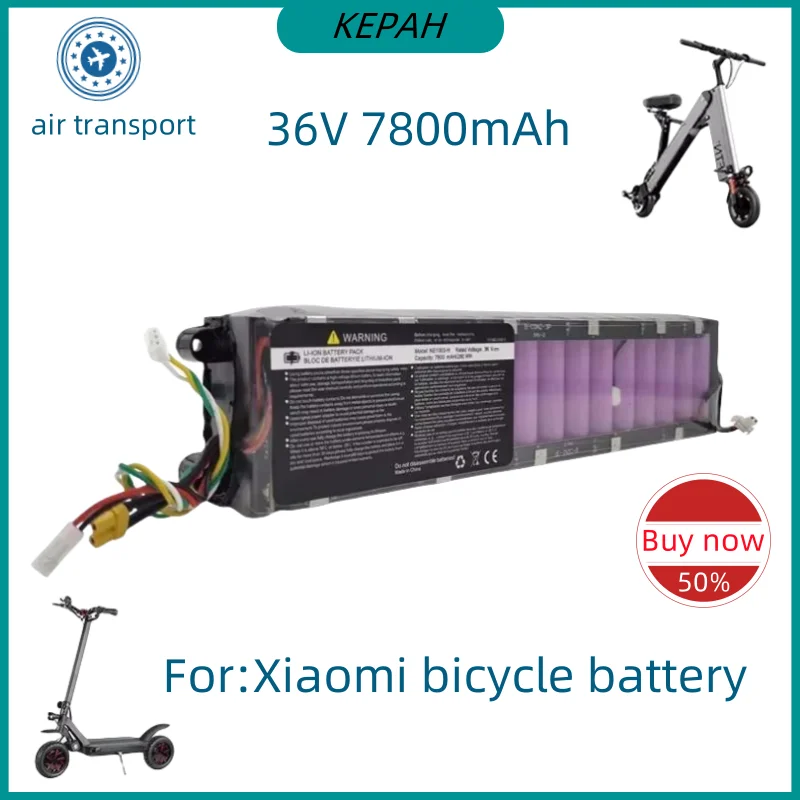 Xiaomi 10S3P 36V 7.8Ah M356 electric scooter Battery Pack m365 battery 18650 battery with Waterproof Bluetooth Communication