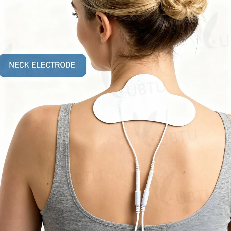 Tens Neck Electrodes Pads Physiotherapy Accessories Non-woven Fabric Self Adhesive Replacement Patch for Electric Body Massager
