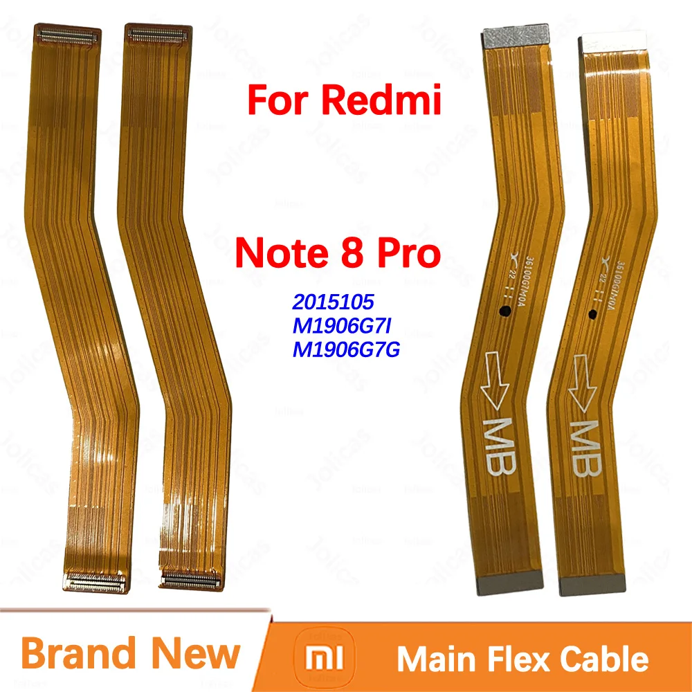 100% Brand New Original Main Flex Cable For Xiaomi Redmi Note 8 Pro Motherboard Connect Cable Mainboard Replacement M1906G7I
