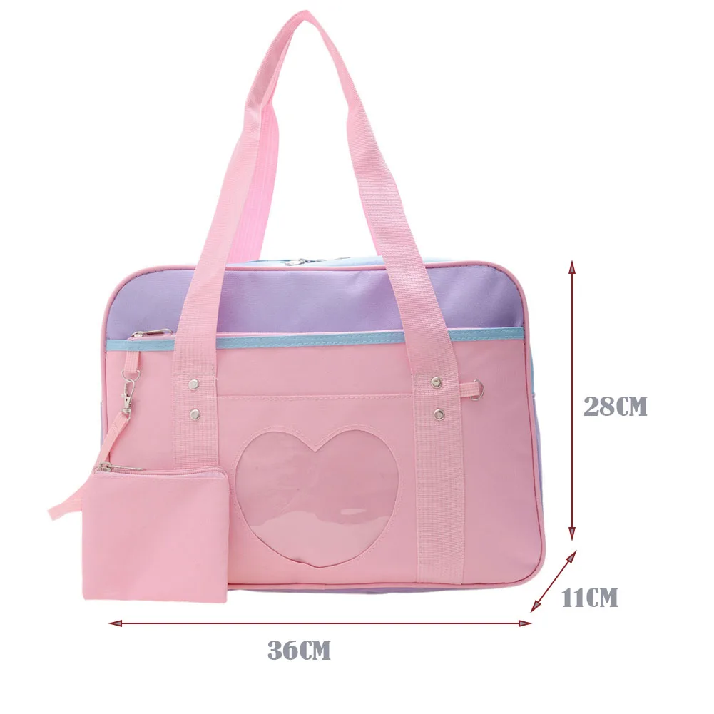 Japanese-style JK Japanese-style JK Large-capacity Luggage Handbag Tote Bag Lightweight Casual Girl Fashion Travel School Bag