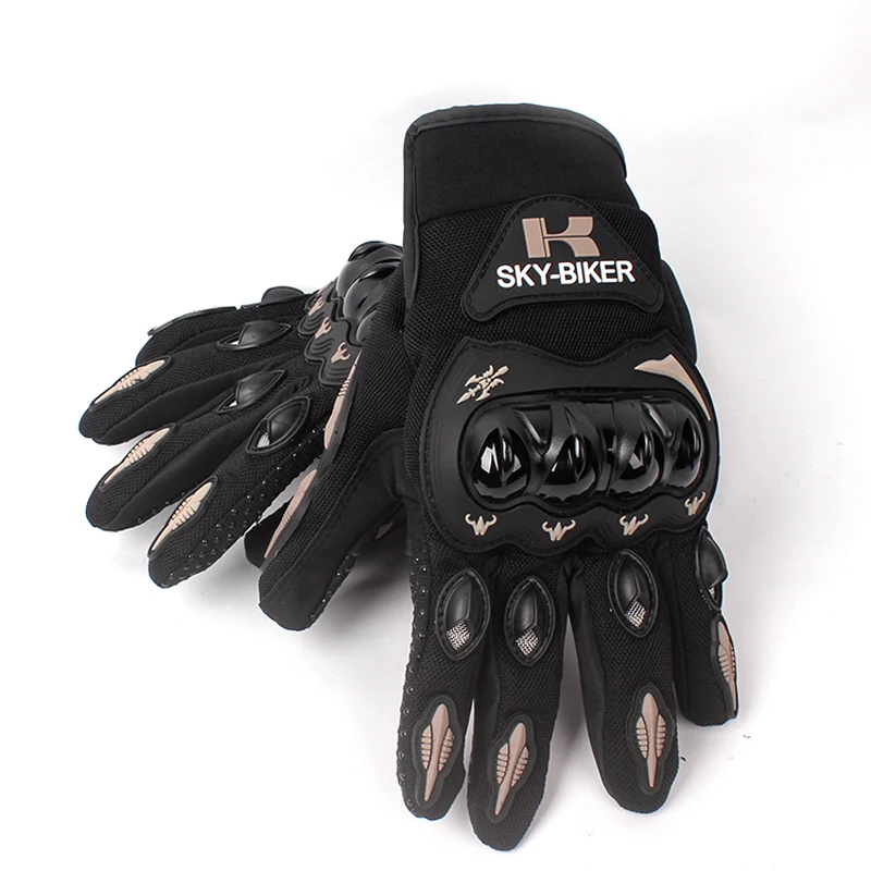 Summer Motorcycle Gloves Breathable Full Finger Guantes Luvas Outdoor Sports Protection Waterproof Racing Riding Accessories