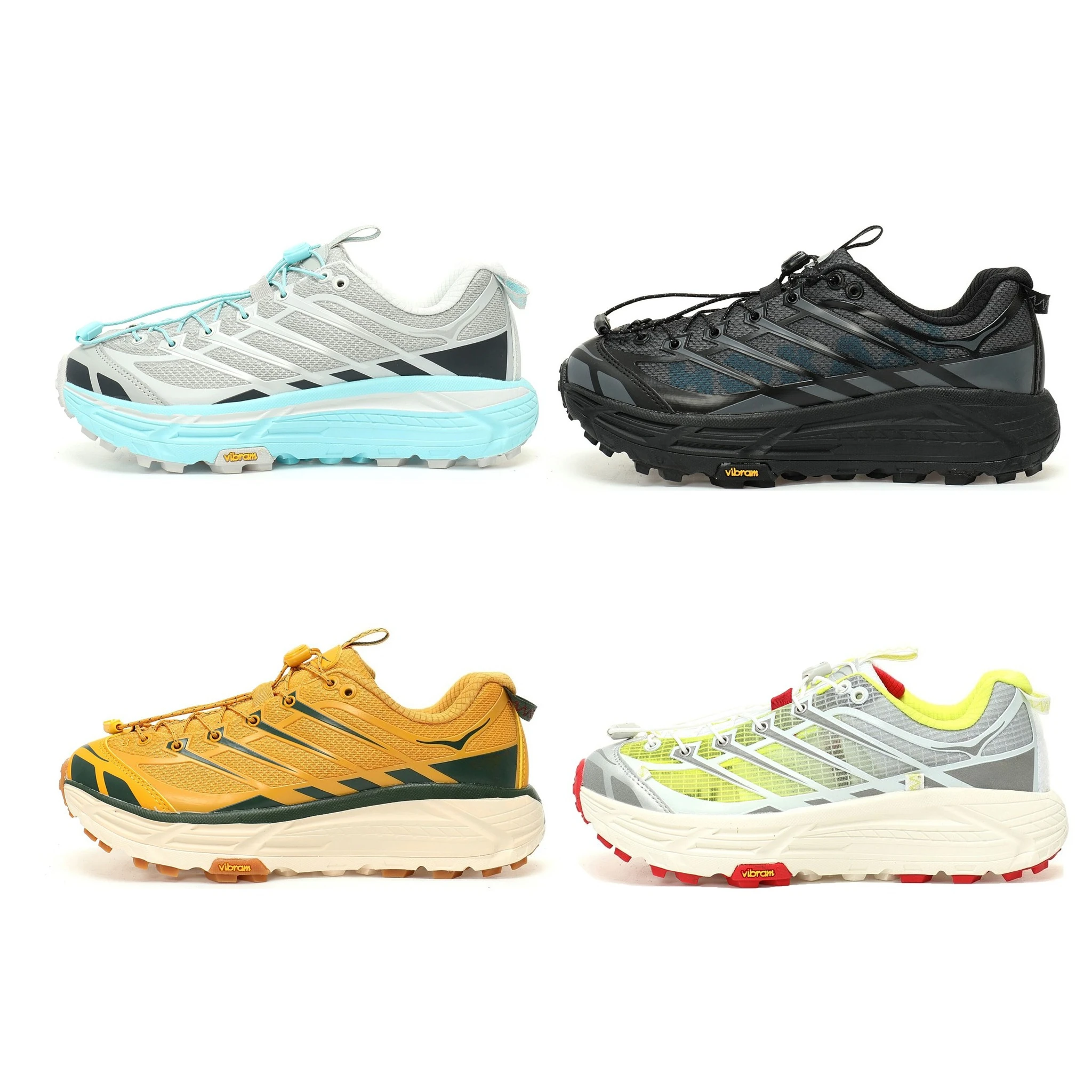Outdoor Casual Sports Fashionable Men Shoes Thick Sole Shock-Absorbing Anti Slip Breathable And Comfortable Trail Running Shoes