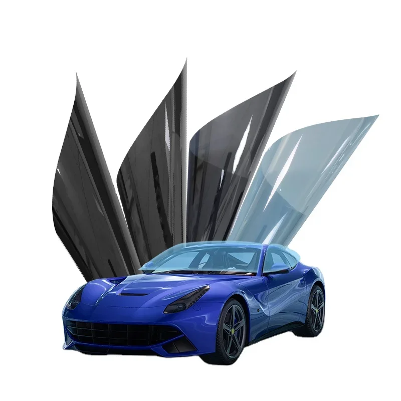 

papel polarizado nano ceramic UV rejection car window solar tint film foil car window sticker professional film in best
