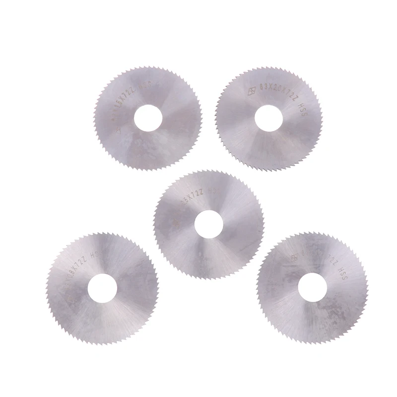 1pc 63mm Slitting & Slotting Saw Blade W6542 HSS Steel Circular Cutting Disc For CNC Slitting Machine Metal Steel Cutting Tool