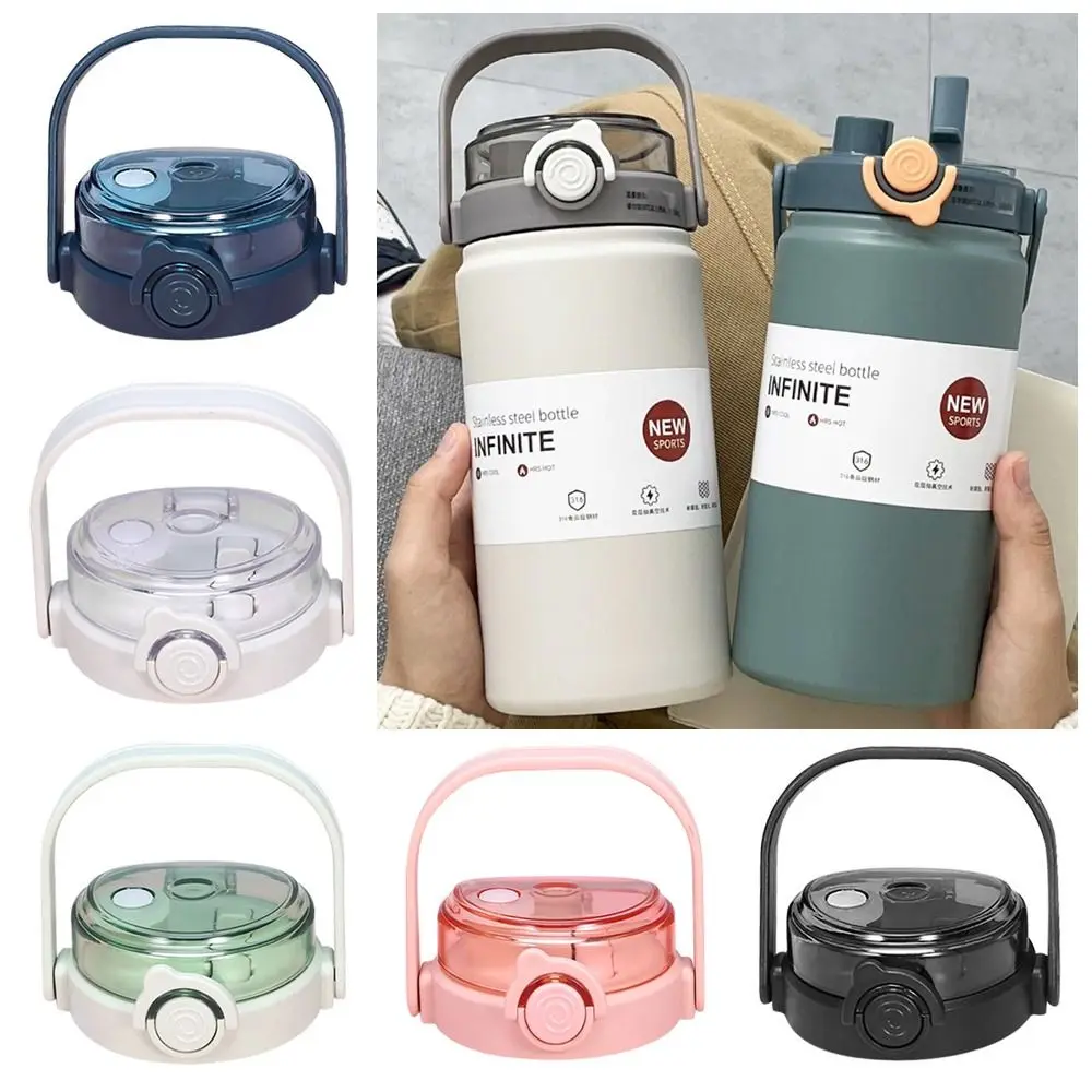 1Pcs Universal Original Sealing Bottle Cover Splash Spill Proof Plain Plastic Lids for Multicolor Therms Cup Cap Cover Accessory