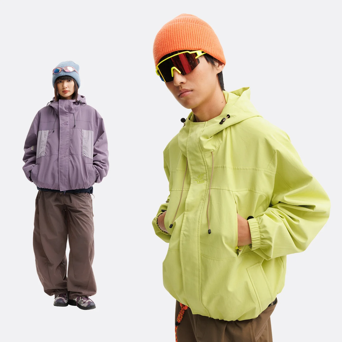 Waterproof & Windproof Tear-Resistant Outdoor Climbing Jacket Unisex Camping and Hiking High-quality Loose Windbreaker Jacket