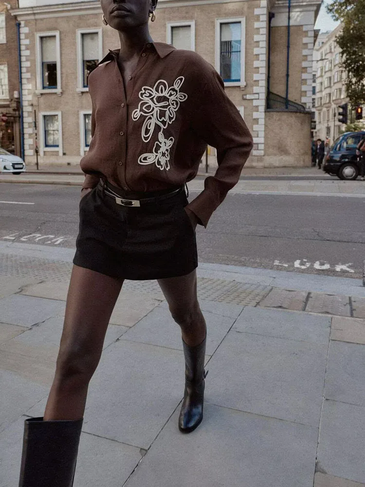 ファッショナブルでスイートなカジュアルな花柄テクスチャの新作レディース服、2025年秋、エスニックステージ衣装、プレミアムレディース