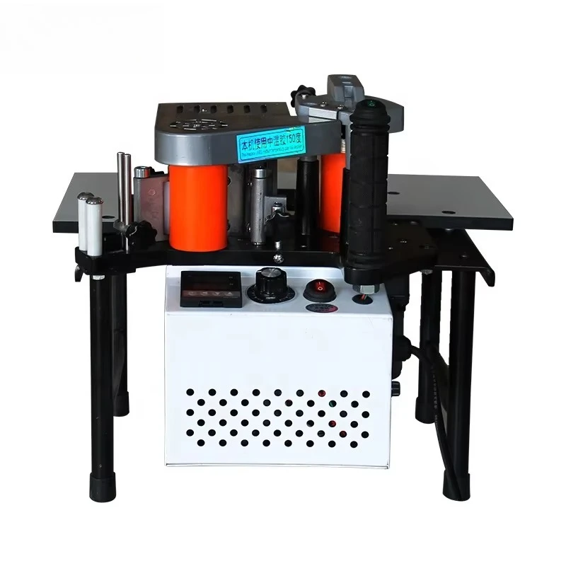 Manual Portable Edge Banding Machine Double Sided Gluing Compact Tool for Home Renovation Laminate Board Auto Tape Cutting