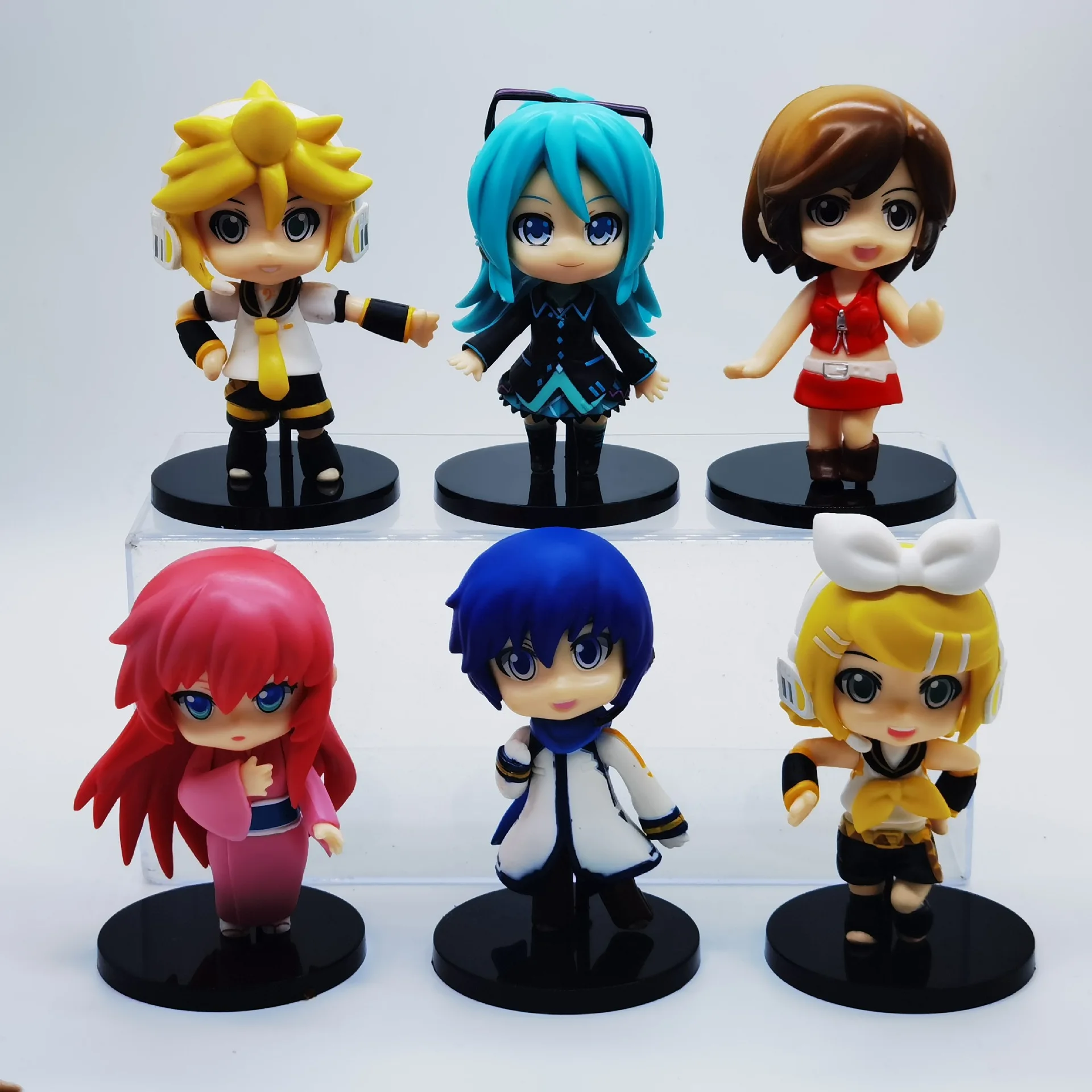 Figurines d'anime à collectionner, modèle de beurre, machine à jouets, ornements Gacha, Hatsune ata ku, Kawaii, version Q, cadeau de Noël