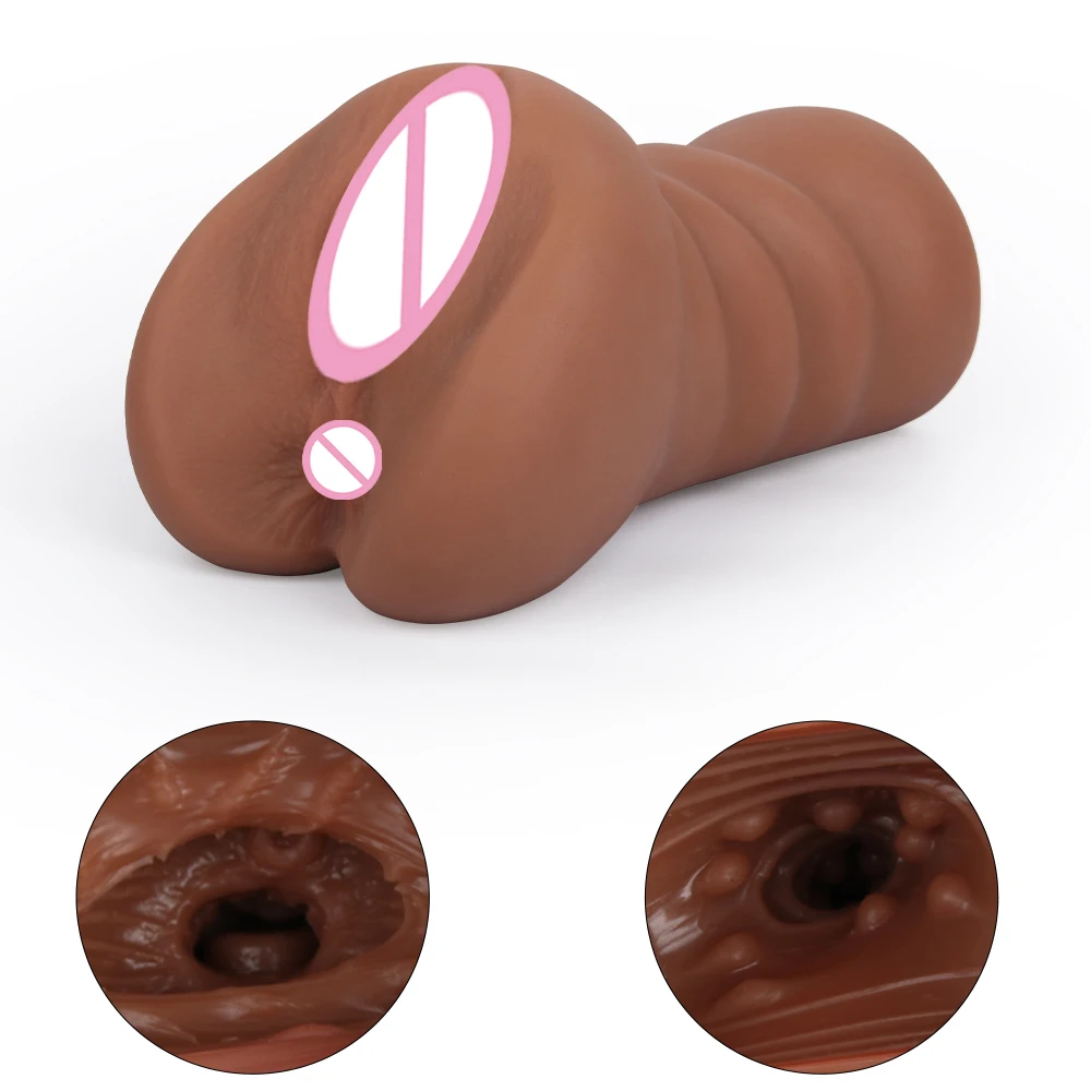 Male Masturbator Cup Pocket Pussy Manual Cup Penis Stimulator Realistic Vagina and Anus For Men Masturbation Portable Sex Toys